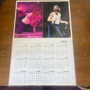 Depeche Mode Two DIY Laminated Calendars 1995/1996 Martin Gore Dave Gahan